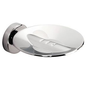 ORIGINS LIVING SONIA TECNO PROJECT CHROME BATHROOM METAL SOAP DISH, 116942